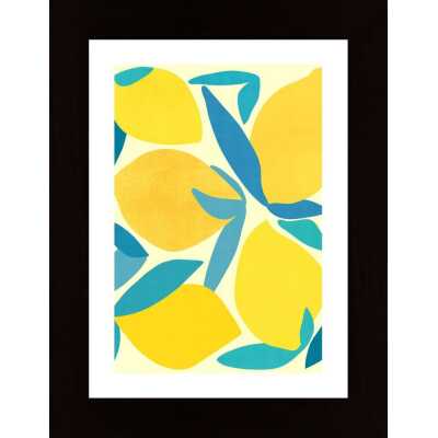 Lemon Shapes Poster