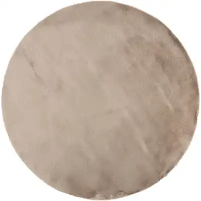 Leno Beige Rund 200 cm Ryamatta
