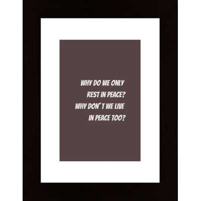 Live In Peace Poster