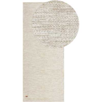 Lunda Beige 75x150 cm Ullmatta