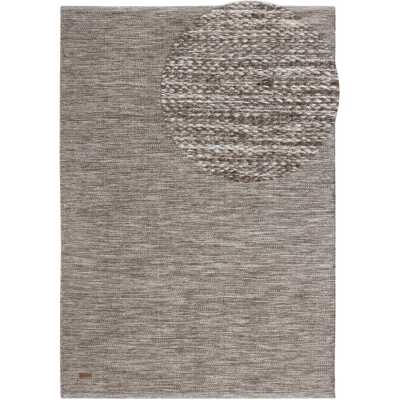 Lunda Greige 133x190 cm Ullmatta