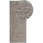 Lunda Greige 75x150 cm Ullmatta