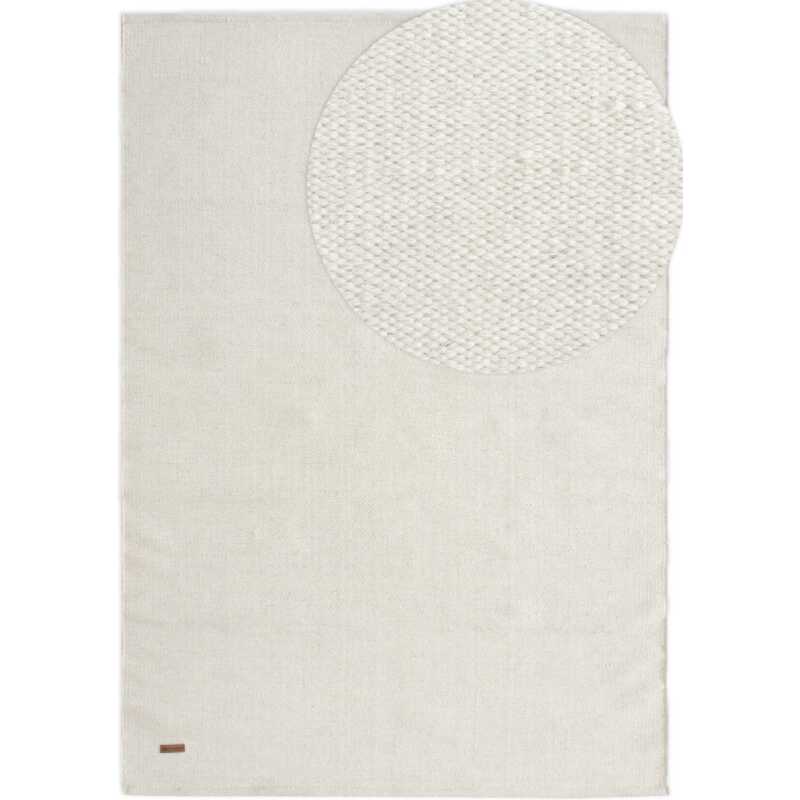 Lunda Offwhite 160x230 cm Ullmatta
