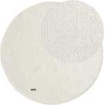 Lunda Offwhite Rund 160 cm Ullmatta