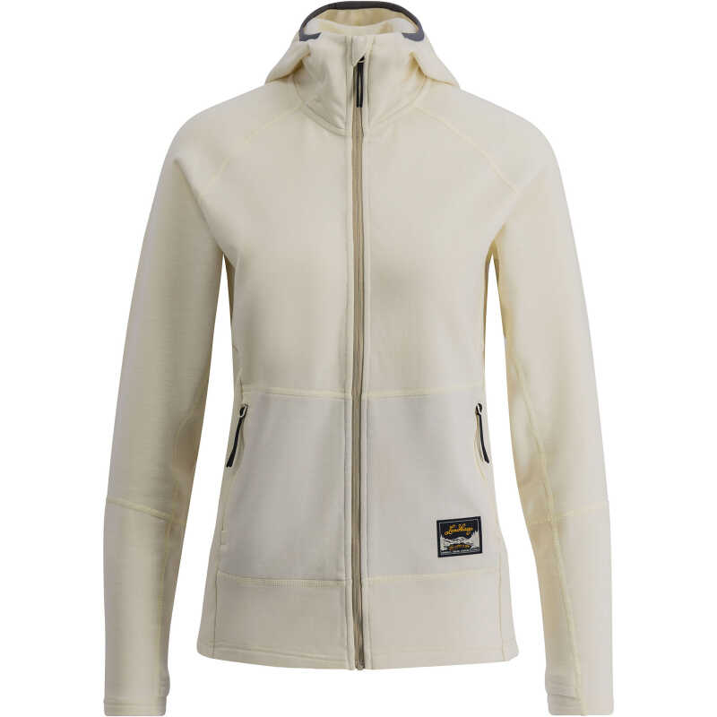 Lundhags Women's Tived Merino Hoodie Chalk White