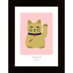 Maneki Neko Lucky Cat Poster