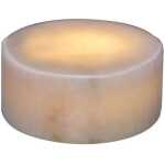 Marble Bordsljus Vit Marmor Liten