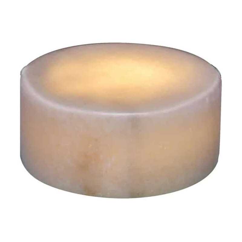 Marble Bordsljus Vit Marmor Liten Marble Bordsljus Vit Marmor Liten