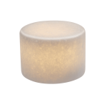 Marble Bordsljus Vit Silk Matt Marmor Stor