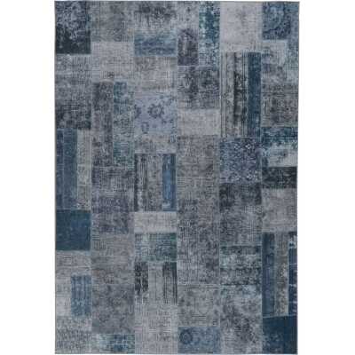 Mario Sullo Grå 200x290 cm Patchwork Matta