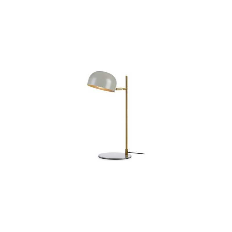 Markslöjd POSE Bordslampa 1L Grå/Borstad Mässing
