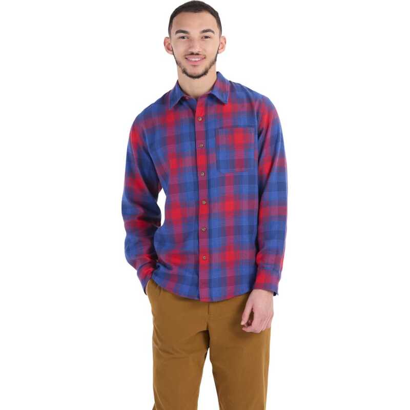 Marmot Men's Fairfax Novelty Light Weight Flannel Team Red