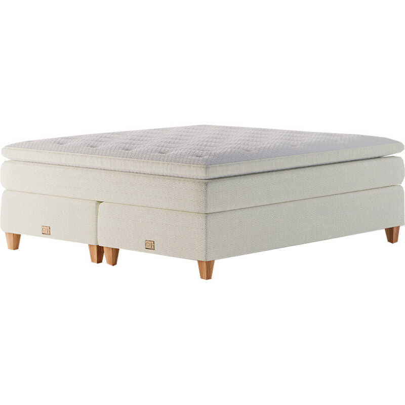 Mattsons Beds Rise Kontinentalsäng 210x200 Vit