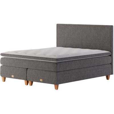 Mattsons Beds Rise Stitch Kontinentalsäng 105x200 Svart