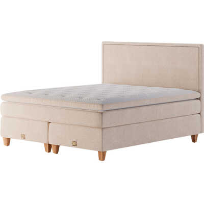 Mattsons Beds Rise Stitch Kontinentalsäng 120x200 Beige