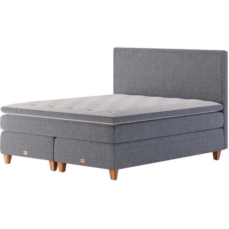 Mattsons Beds Rise Stitch Kontinentalsäng 160x200 Blå