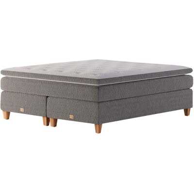 Mattsons Beds Rise Stitch Kontinentalsäng 160x200 Grå