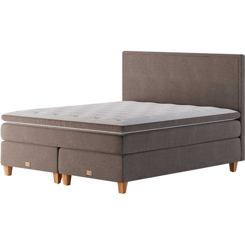 Mattsons Beds Rise Stitch Kontinentalsäng 160x200 Grå