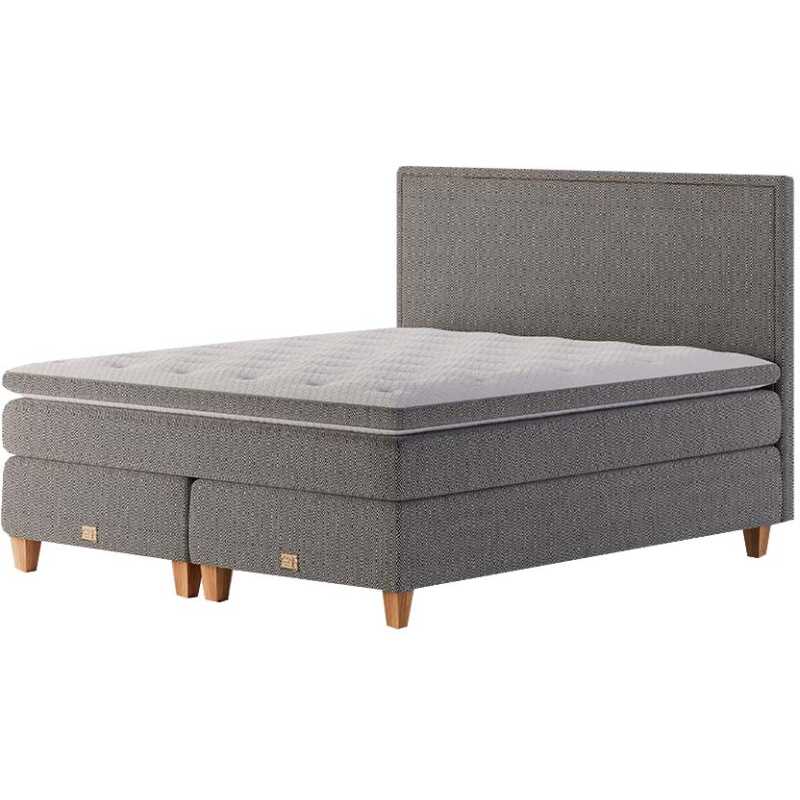 Mattsons Beds Rise Stitch Kontinentalsäng 160x200 Grå