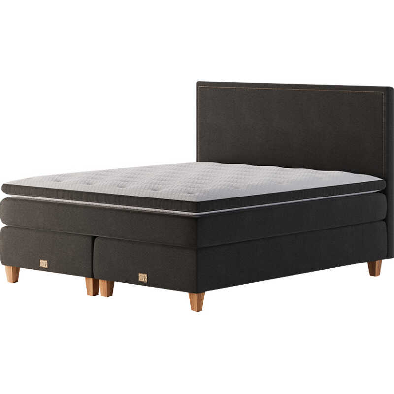 Mattsons Beds Rise Stitch Kontinentalsäng 160x200 Grå