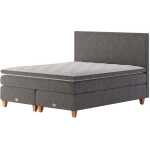 Mattsons Beds Rise Stitch Kontinentalsäng 160x200 Svart