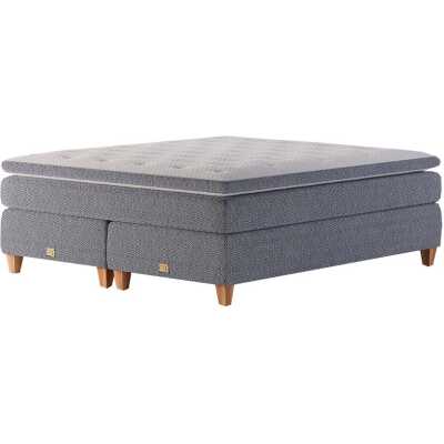 Mattsons Beds Rise Stitch Kontinentalsäng 180x200 Blå