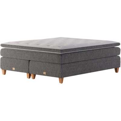 Mattsons Beds Rise Stitch Kontinentalsäng 180x200 Svart