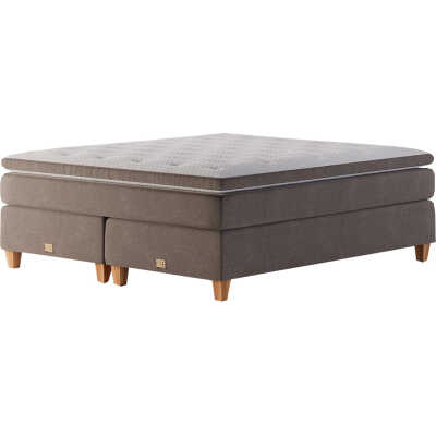 Mattsons Beds Rise Stitch Kontinentalsäng 90x210 Grå