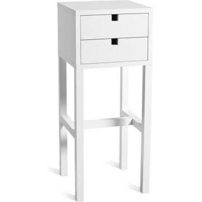 Mavis Falsterbo Högt Sängbord 31x31x77 Vit
