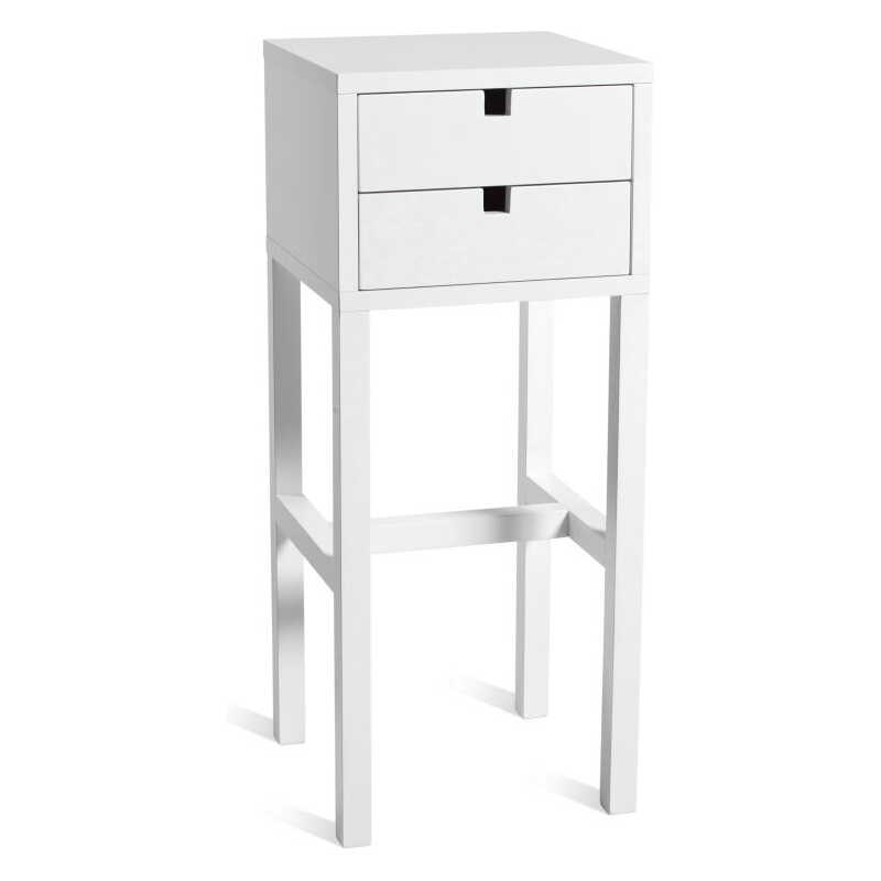 Mavis Falsterbo Högt Sängbord 31x31x77 Vit Mavis Falsterbo Högt Sängbord 31x31x77 Vit