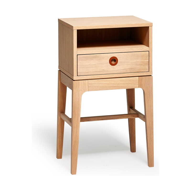 Mavis Höllviken Litet Sängbord Höga Ben 42x30x72 Ek Mavis Höllviken Litet Sängbord Höga Ben 42x30x72 Ek