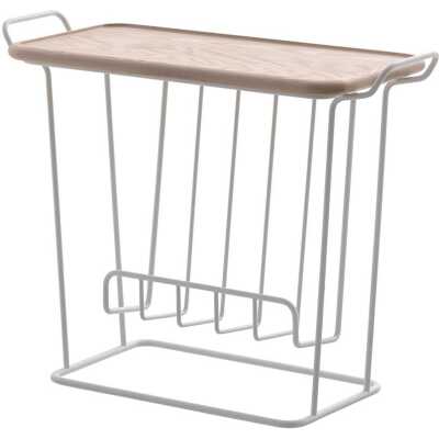 Maze Minnie Mae Wood Brickbord 62x25.5x49 Vit