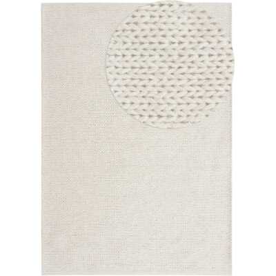 Mellby Offwhite 200x290 cm Ullmatta