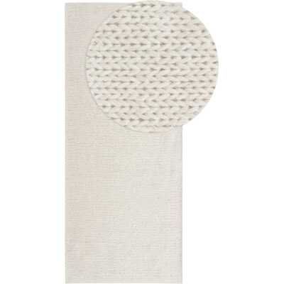 Mellby Offwhite 75x150 cm Ullmatta