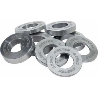 Minivikt set för Internationell Skivstång 50 mm 0.25-1 kg