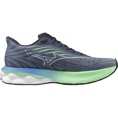 Mizuno Men's Wave Skyrise 6 Vintage Indigo/white/neo Mint