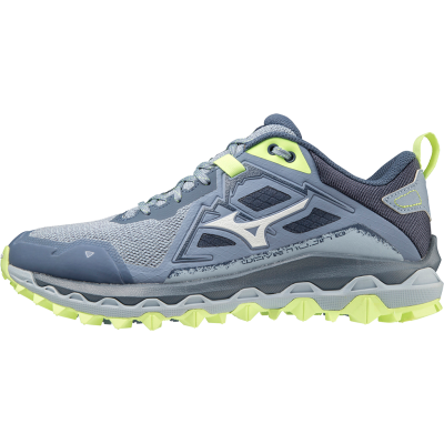 Mizuno Women's Wave Mujin 8 Troposphere/White/Neo Lime