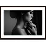 Model In Profile Reflects Poster