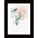 Moon Flowers Poster