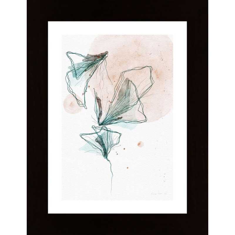 Moon Flowers Poster