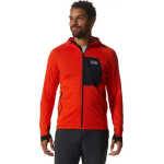 Mountain Hardwear Men's Polartec Power Grid Full Zip Hoody State Orange