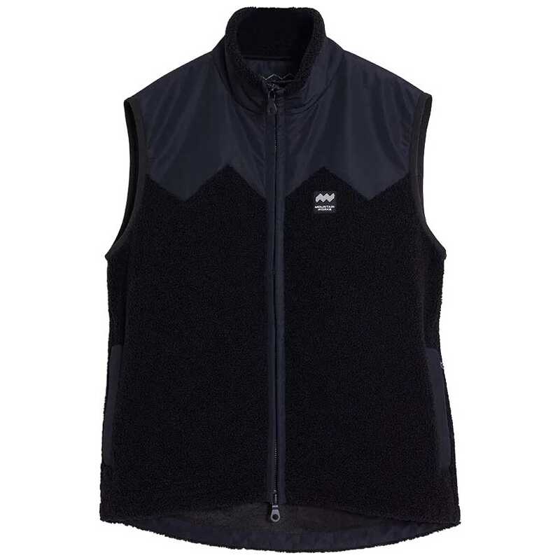 Mountain Works Unisex Pile Fleece Vest Black Mountain Works Unisex Pile Fleece Vest Black