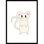 Mouse With Cheese Poster