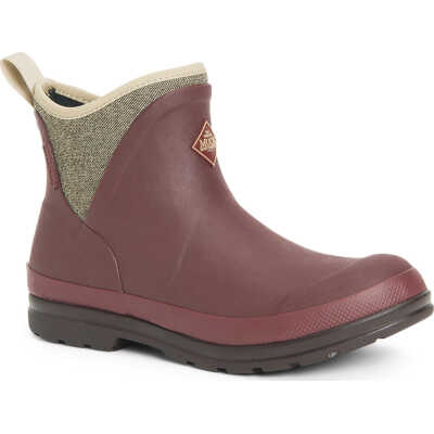 Muck Boot Women's Originals Ankel Boots Raisin Herringbone Print