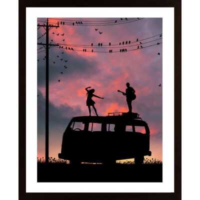 Music Sunset Poster