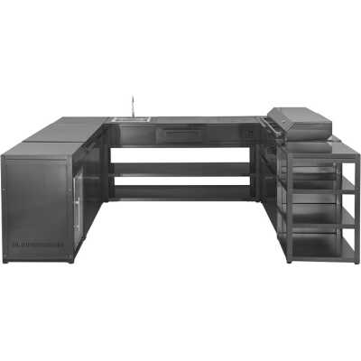 Myoutdoorkitchen - Nordic Line - Fristående utekök - Oslo (Svart)