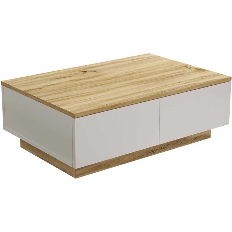 NORDVÄRK LV17 Soffbord, Ek vit