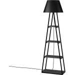 NORDVÄRK Pal golvlampa, antracit Svart