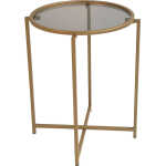 NORDVÄRK S407 Soffbord, guld Smoke