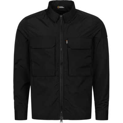 National Geographic Men's Overshirt Black